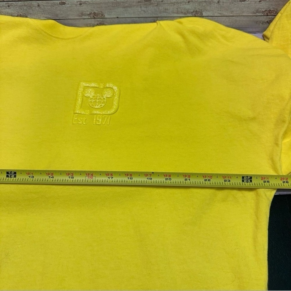 Disney Parks Spirit Jersey in Vibrant Yellow size L - Picture 4 of 10